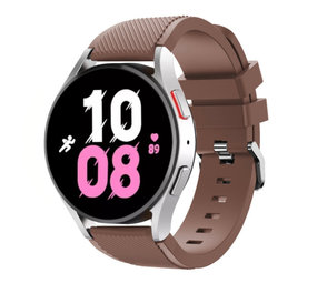 Strap-it Bracelet silicone Samsung Galaxy Watch 5 - 44mm (marron café)