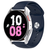 Strap-it Bracelet sport Samsung Galaxy Watch 5 - 44mm (bleu foncé)