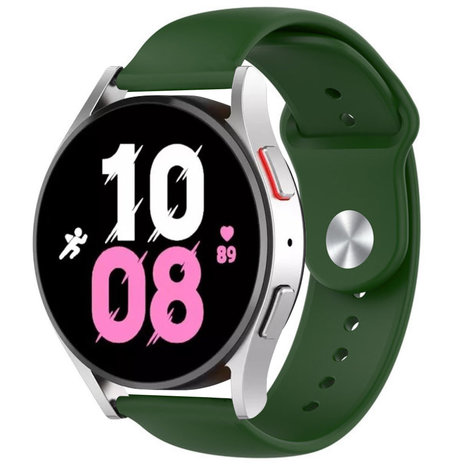 Strap-it Strap-it Bracelet sport Samsung Galaxy Watch 5 - 44mm (vert armée)