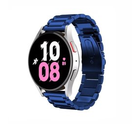 Strap-it Bracelet acier Samsung Galaxy Watch 5 - 44mm (bleu)