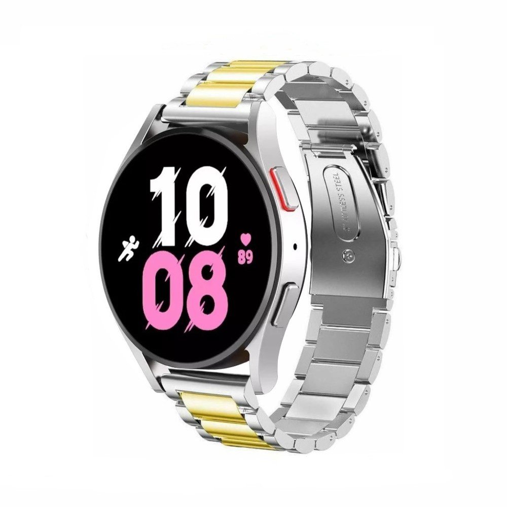 Strap-it Strap-it Bracelet acier Samsung Galaxy Watch 5 - 44mm (argent/or)
