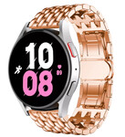 Strap-it Strap-it Bracelet acier dragon Samsung Galaxy Watch 5 - 44mm (or rose)