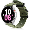 Strap-it Strap-it Bracelet nylon boucle Samsung Galaxy Watch 5 - 44mm (vert)
