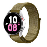 Strap-it Bracelet nylon Samsung Galaxy Watch 5 - 44mm (olive)
