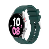 Strap-it Bracelet Samsung Galaxy Watch 5 - 44mm silicone (vert foncé)