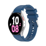Strap-it Bracelet Samsung Galaxy Watch 5 - 44mm silicone (bleu foncé)
