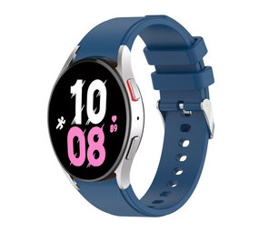 Strap-it Bracelet Samsung Galaxy Watch 5 - 44mm silicone (bleu foncé)