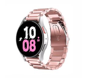 Strap-it Bracelet acier Samsung Galaxy Watch 5 - 44mm (rose) Strap-it Bracelet acier Samsung Galaxy Watch 5 - 44mm (rose)