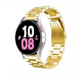 Strap-it Bracelet acier Samsung Galaxy Watch 5 - 44mm (or)