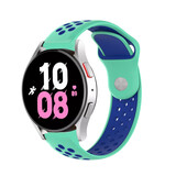 Strap-it Bracelet sport Samsung Galaxy Watch 5 - 44mm (aqua/bleu)