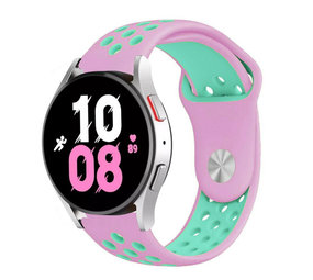 Strap-it Bracelet sport Samsung Galaxy Watch 5 - 44mm (rose/aqua) Strap-it Bracelet sport Samsung Galaxy Watch 5 - 44mm (rose/aqua)