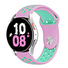 Strap-it Strap-it Bracelet sport Samsung Galaxy Watch 5 - 44mm (rose/aqua) Strap-it Strap-it Bracelet sport Samsung Galaxy Watch 5 - 44mm (rose/aqua)