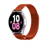 Strap-it Bracelet Milanais Samsung Galaxy Watch 5 - 44mm (orange)