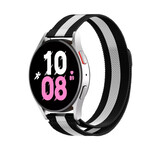 Strap-it Bracelet Milanais Samsung Galaxy Watch 5 - 44mm (noir/blanc)