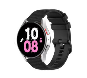 Strap-it Bracelet silicone luxe Samsung Galaxy Watch 5 - 44mm (noir)