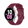 Strap-it Strap-it Bracelet silicone luxe Samsung Galaxy Watch 5 - 44mm (rouge foncé) Strap-it Strap-it Bracelet silicone luxe Samsung Galaxy Watch 5 - 44mm (rouge foncé)