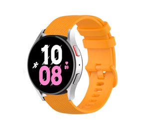 Strap-it Bracelet silicone luxe Samsung Galaxy Watch 5 - 44mm (orange)