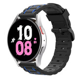 Strap-it Bracelet sport boucle Samsung Galaxy Watch 5 - 44mm (noir/bleu)