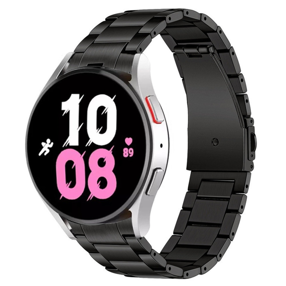 Strap-it Strap-it Bracelet titane Samsung Galaxy Watch 5 - 44mm (noir) Strap-it Strap-it Bracelet titane Samsung Galaxy Watch 5 - 44mm (noir)