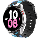Strap-it Bracelet camouflage Samsung Galaxy Watch 5 - 44mm (bleu)