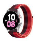Strap-it Bracelet nylon Samsung Galaxy Watch 5 - 44mm (cerise magenta) Strap-it Bracelet nylon Samsung Galaxy Watch 5 - 44mm (cerise magenta)