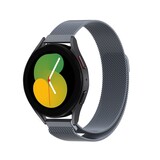 Strap-it Bracelet Milanais Samsung Galaxy Watch 5 - 40mm (gris sidéral)