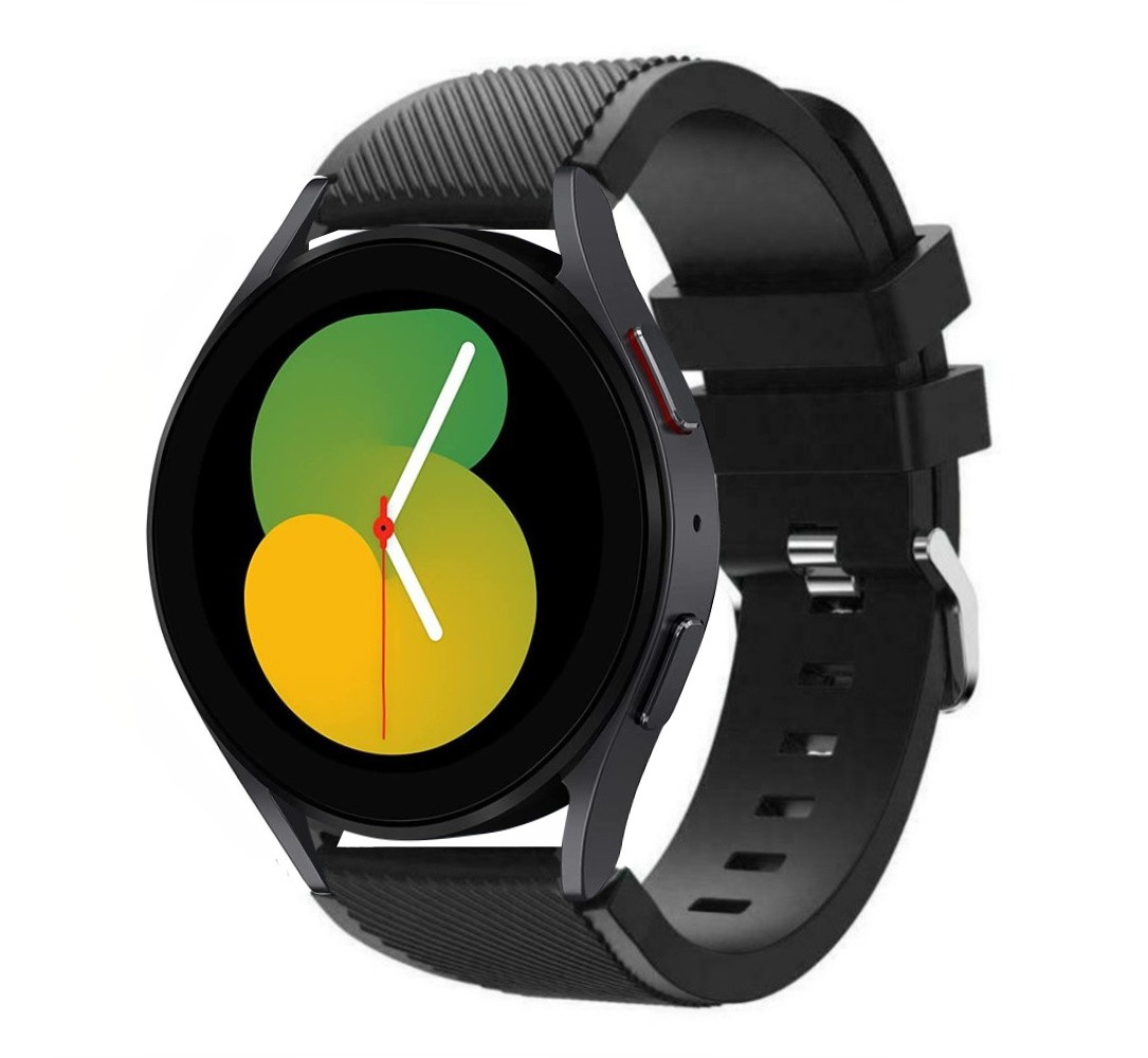 Strap-it Strap-it Bracelet silicone Samsung Galaxy Watch 5 - 40mm (noir)