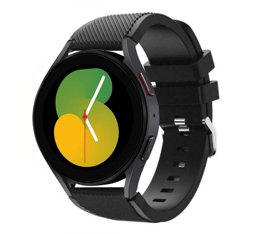 Strap-it Strap-it Bracelet silicone Samsung Galaxy Watch 5 - 40mm (noir)