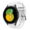 Strap-it Strap-it Bracelet silicone Samsung Galaxy Watch 5 - 40mm (blanc) Strap-it Strap-it Bracelet silicone Samsung Galaxy Watch 5 - 40mm (blanc)