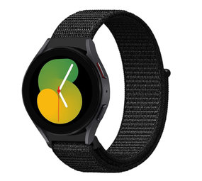 Strap-it Bracelet nylon Samsung Galaxy Watch 5 - 40mm (noir)
