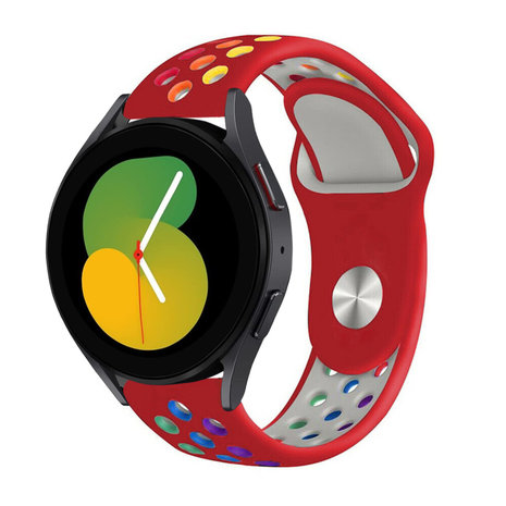 Strap-it Strap-it Bracelet sport Samsung Galaxy Watch 5 - 40mm (rouge/multicolore)