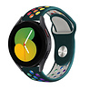 Strap-it Strap-it Bracelet sport Samsung Galaxy Watch 5 - 40mm (vert pin/multicolore) Strap-it Strap-it Bracelet sport Samsung Galaxy Watch 5 - 40mm (vert pin/multicolore)