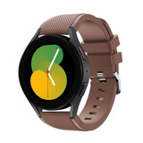 Strap-it Bracelet silicone Samsung Galaxy Watch 5 - 40mm (marron café)