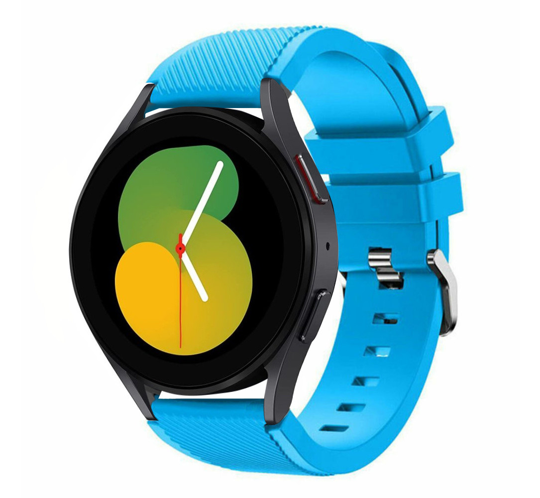 Strap-it Strap-it Bracelet silicone Samsung Galaxy Watch 5 - 40mm (bleu clair)