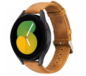 Strap-it Bracelet cuir Samsung Galaxy Watch 5 - 40mm (marron)