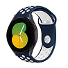 Strap-it Strap-it Bracelet sport Samsung Galaxy Watch 5 - 40mm (bleu/blanc) Strap-it Strap-it Bracelet sport Samsung Galaxy Watch 5 - 40mm (bleu/blanc)