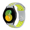 Strap-it Strap-it Bracelet sport Samsung Galaxy Watch 5 - 40mm (gris/jaune) Strap-it Strap-it Bracelet sport Samsung Galaxy Watch 5 - 40mm (gris/jaune)