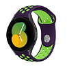Strap-it Strap-it Bracelet sport Samsung Galaxy Watch 5 - 40mm (violet/vert) Strap-it Strap-it Bracelet sport Samsung Galaxy Watch 5 - 40mm (violet/vert)