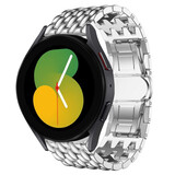 Strap-it Bracelet acier dragon Samsung Galaxy Watch 5 - 40mm (argent)