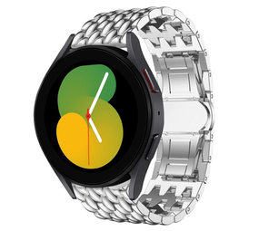 Strap-it Bracelet acier dragon Samsung Galaxy Watch 5 - 40mm (argent)