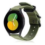Strap-it Bracelet nylon boucle Samsung Galaxy Watch 5 - 40mm (vert)