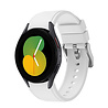 Strap-it Strap-it Bracelet Samsung Galaxy Watch 5 - 40mm silicone (blanc) Strap-it Strap-it Bracelet Samsung Galaxy Watch 5 - 40mm silicone (blanc)
