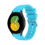 Strap-it Bracelet Samsung Galaxy Watch 5 - 40mm silicone (bleu clair)