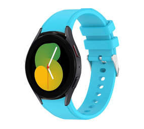 Strap-it Bracelet Samsung Galaxy Watch 5 - 40mm silicone (bleu clair)