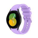 Strap-it Bracelet Samsung Galaxy Watch 5 - 40mm silicone (lilas)