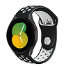 Strap-it Strap-it Bracelet sport Samsung Galaxy Watch 5 - 40mm (noir/blanc) Strap-it Strap-it Bracelet sport Samsung Galaxy Watch 5 - 40mm (noir/blanc)