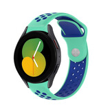 Strap-it Bracelet sport Samsung Galaxy Watch 5 - 40mm (aqua/bleu) Strap-it Bracelet sport Samsung Galaxy Watch 5 - 40mm (aqua/bleu)