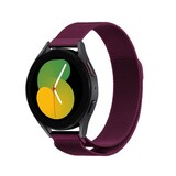 Strap-it Bracelet Milanais Samsung Galaxy Watch 5 - 40mm (violet)