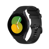 Strap-it Bracelet silicone luxe Samsung Galaxy Watch 5 - 40mm (noir)