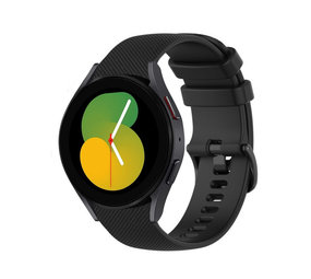 Strap-it Bracelet silicone luxe Samsung Galaxy Watch 5 - 40mm (noir)